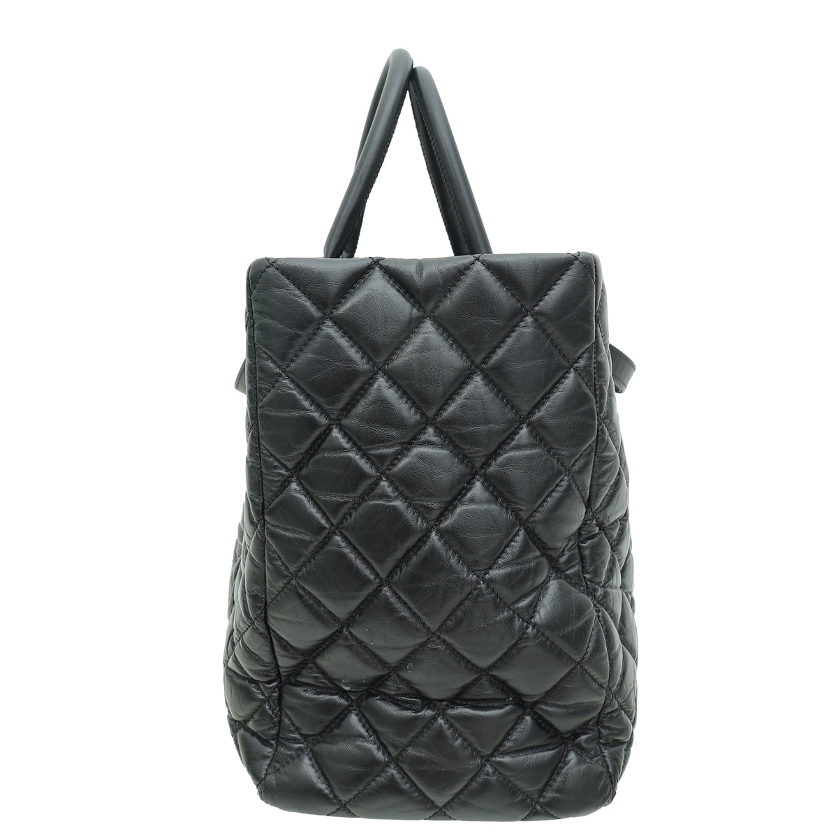 Chanel Black CC Coco Handle Shopping Tote Bag