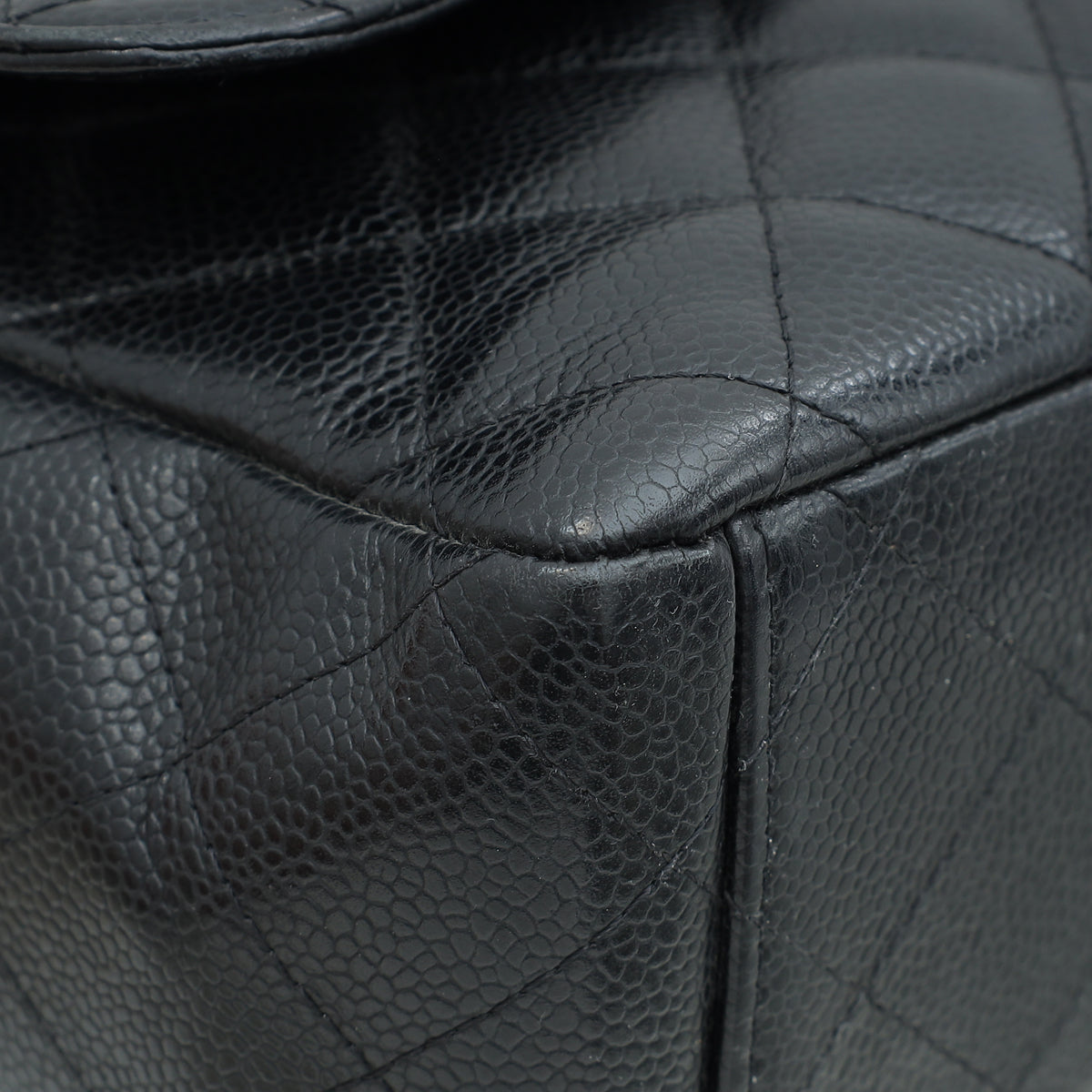 Chanel Black CC Classic Double Flap Maxi Bag