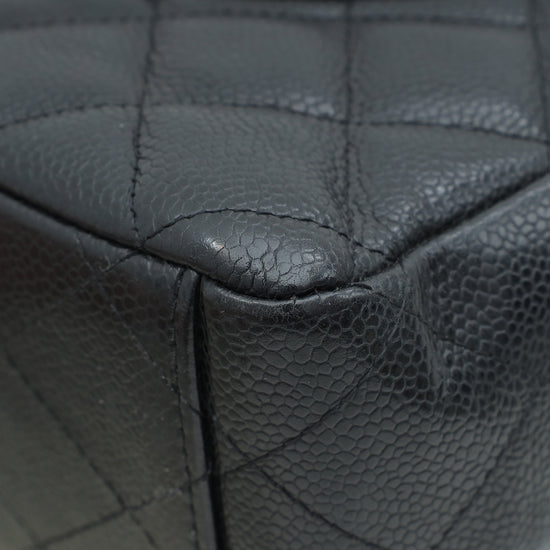 Load image into Gallery viewer, Chanel Black CC Classic Double Flap Maxi Bag
