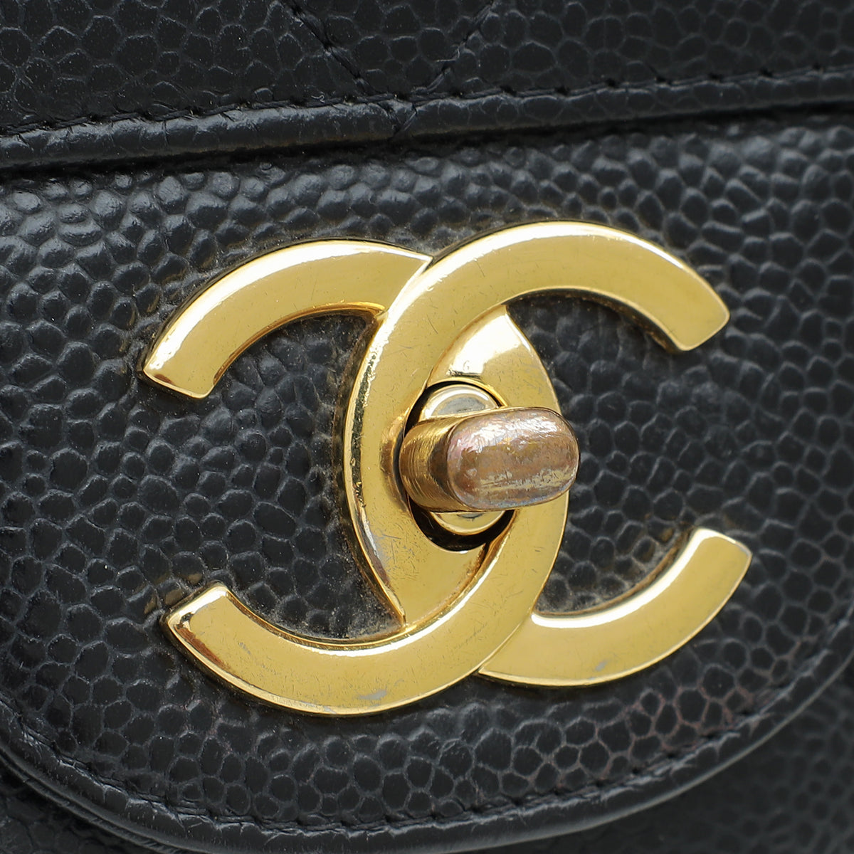 Chanel Black CC Classic Double Flap Maxi Bag