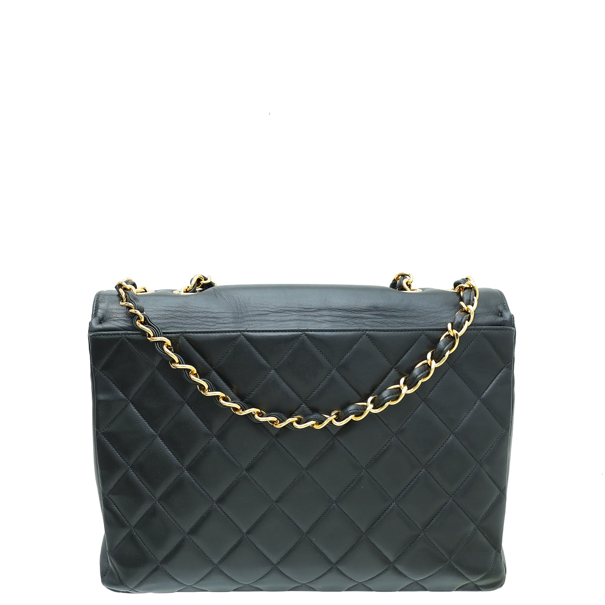 Chanel Black Vintage CC Flap Maxi Bag-Chanel-THE CLOSET