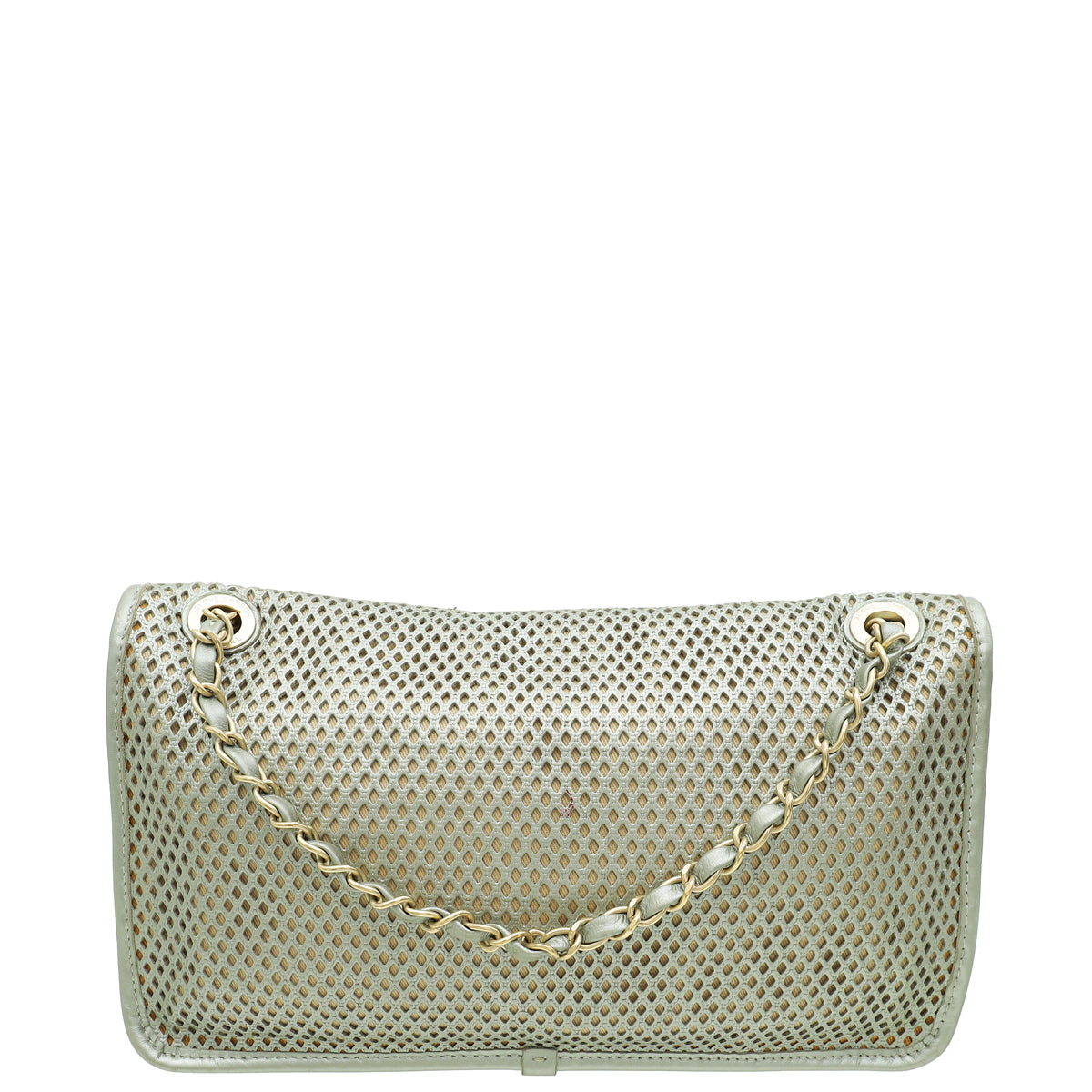 Chanel Metallic Gray Up in the Air Flap Bag-Chanel-THE CLOSET