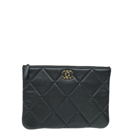 Chanel Black CC 19 Medium Case