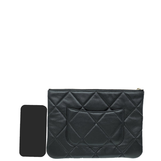 Chanel Black CC 19 Medium Case