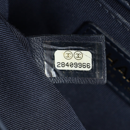 Chanel Navy Blue Le Boy Small Flap Bag