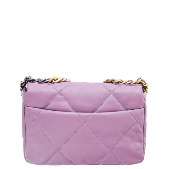 Chanel Purple CC 19 Small Bag – The Closet