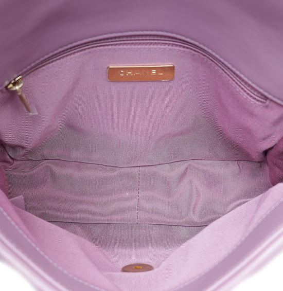 Chanel Purple CC 19 Small Bag
