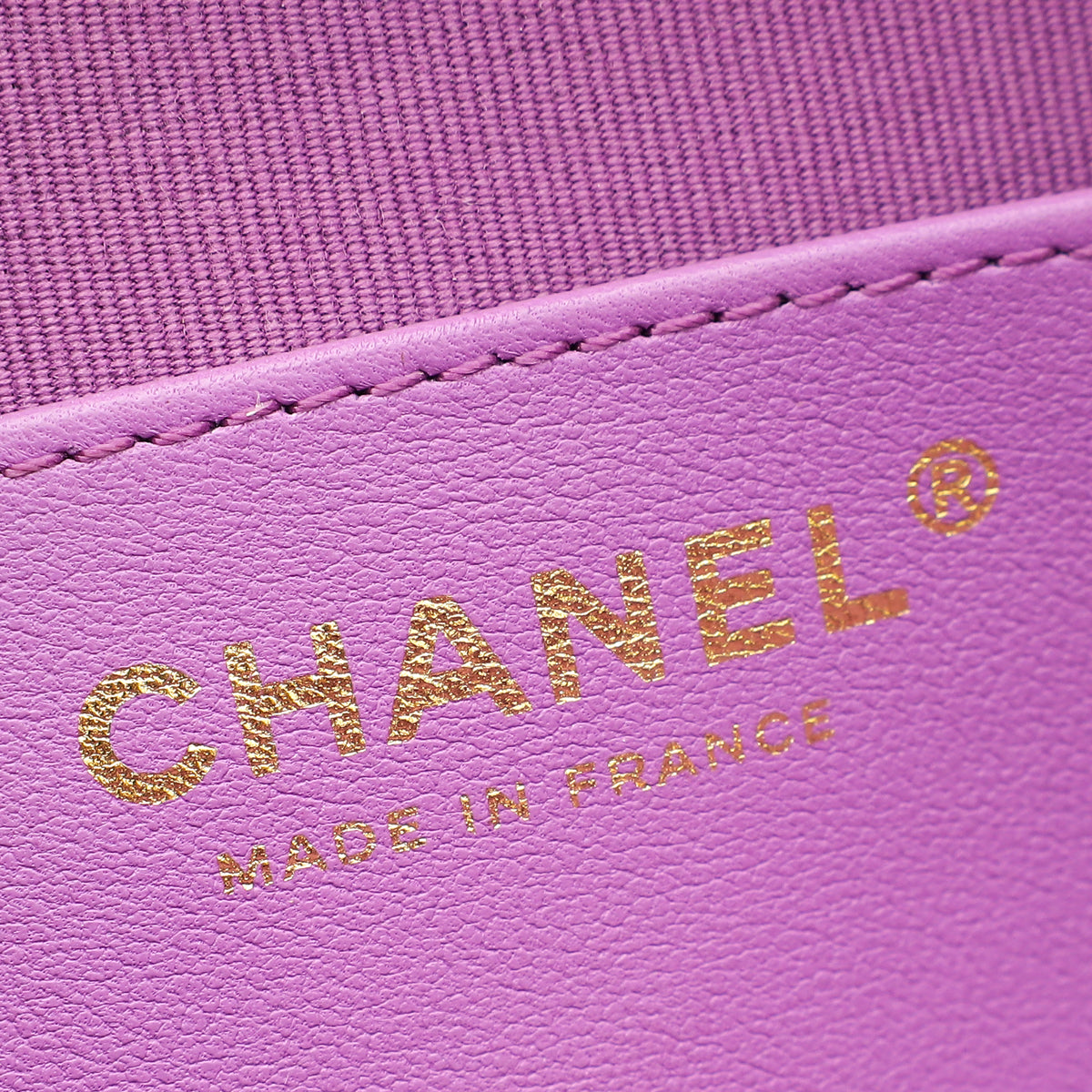 Chanel Purple CC In Love Heart Bag