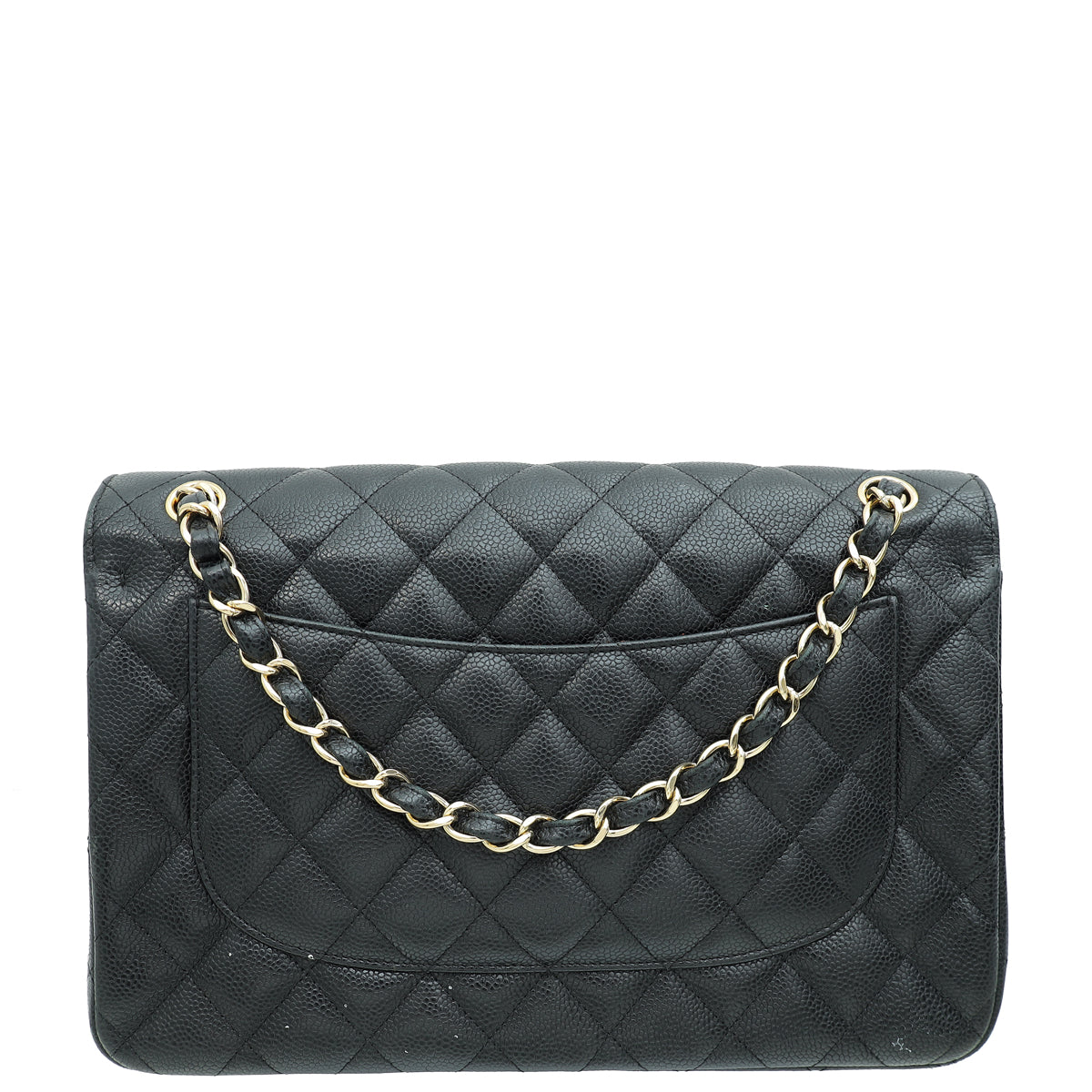 Chanel Black CC Classic Double Flap Jumbo Bag-Chanel-THE CLOSET