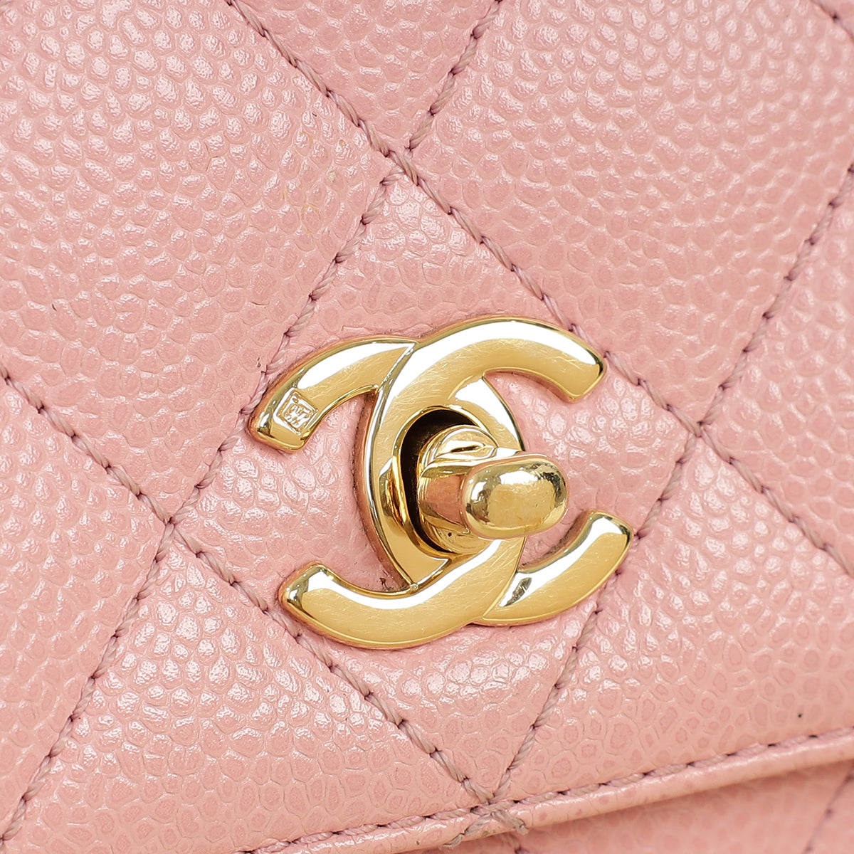 Chanel Pink Vintage Kelly Top Handle Bag
