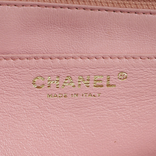 Chanel Pink Vintage Kelly Top Handle Bag