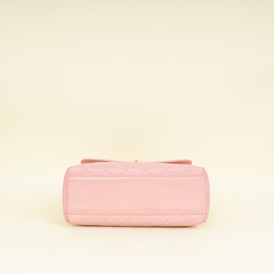 Chanel Pink Vintage Kelly Top Handle Bag
