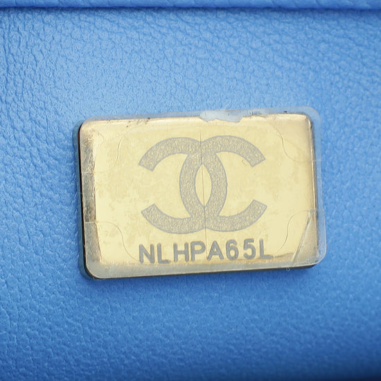 Chanel Blue CC Sweetheart Crush Mini Rectangular Flap Bag