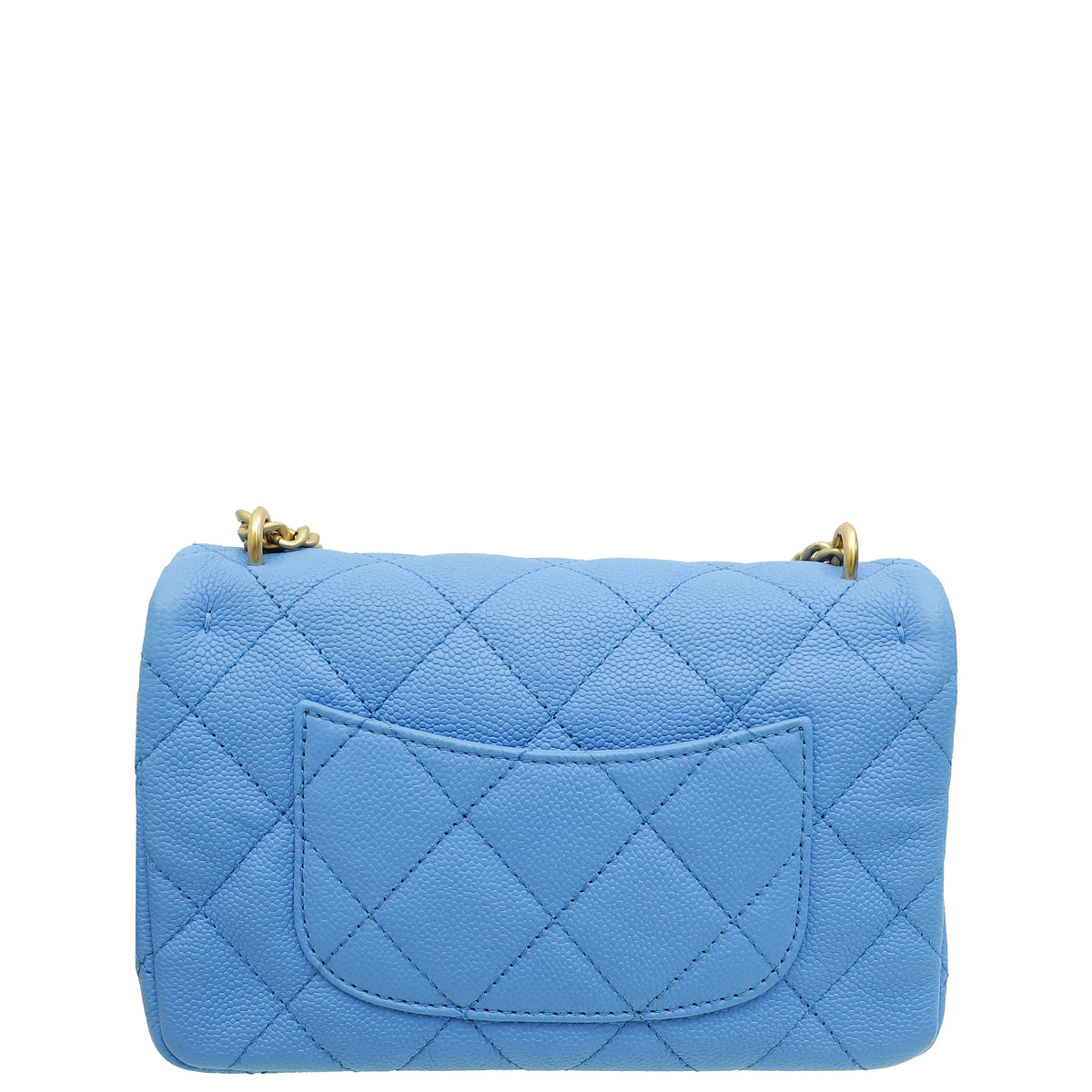 Chanel Blue CC Sweetheart Crush Mini Rectangular Flap Bag