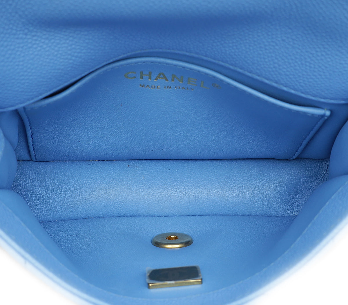 Chanel Blue CC Sweetheart Crush Mini Rectangular Flap Bag