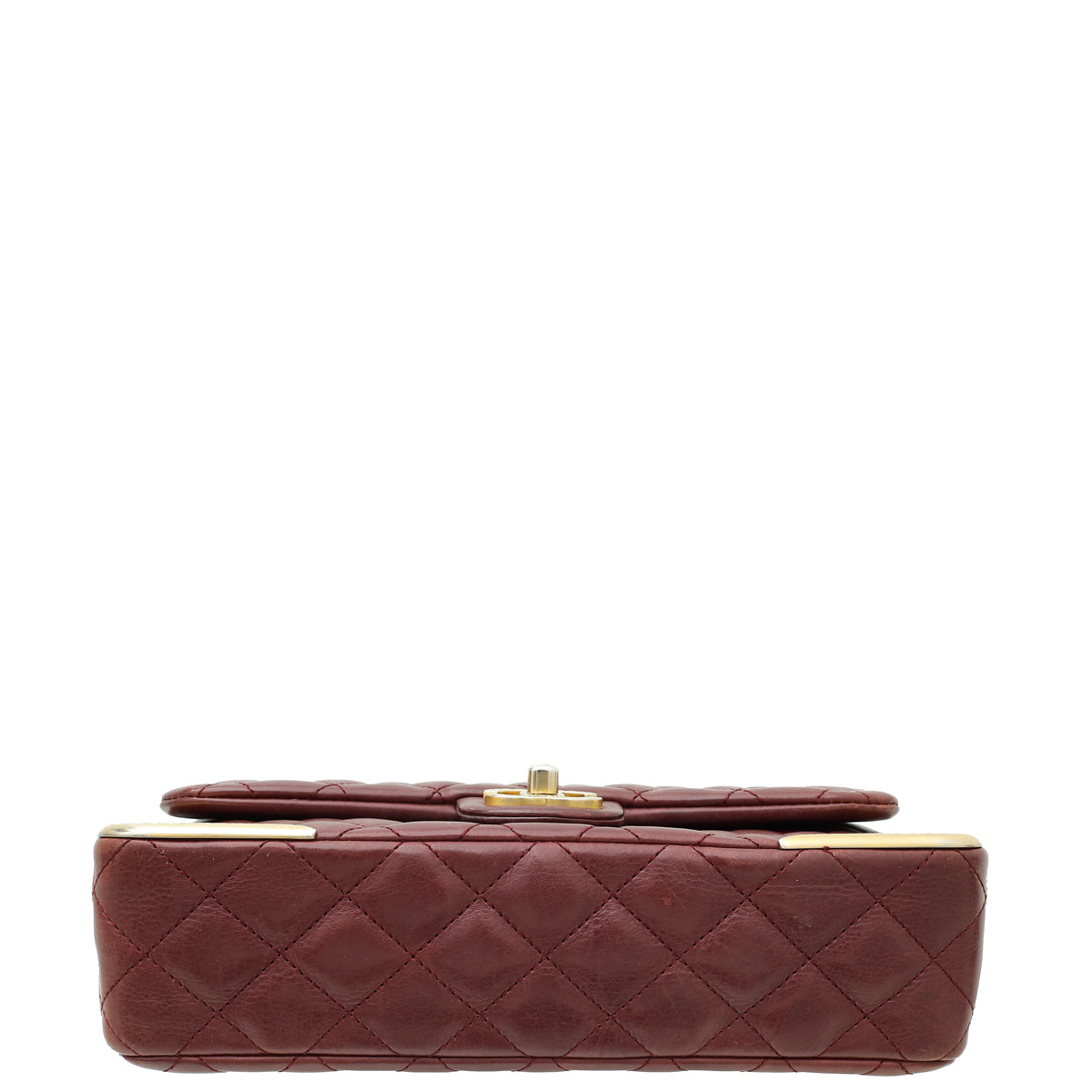 Chanel Burgundy CC Rock The Corner Flap Bag