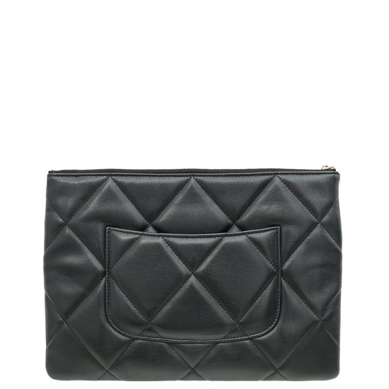 Chanel Black 19 Large Pouch