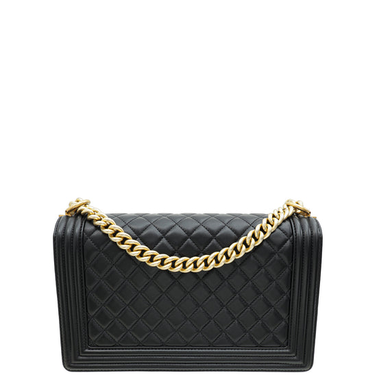 Chanel Black Le boy Large / Old New Medium Bag