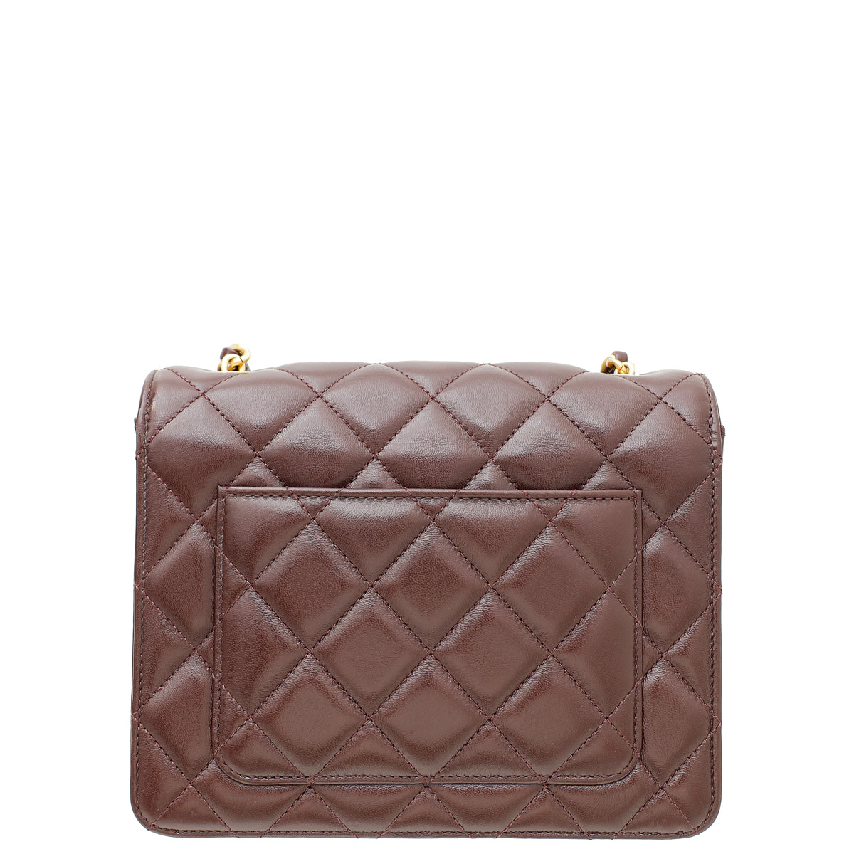 Chanel Burgundy Pre-Fall 2023 Seasonal Mini Flap Bag-Chanel-THE CLOSET
