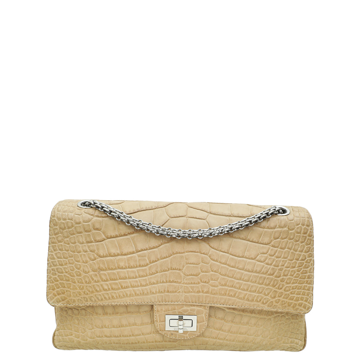 Chanel Beige Alligator 2.55 Reissue 226 Bag-Chanel-THE CLOSET
