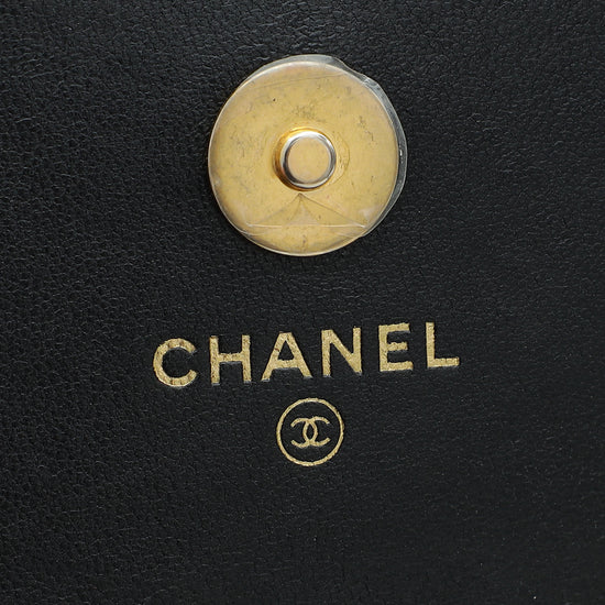 Load image into Gallery viewer, Chanel Black 19 Mini Wallet on Chain
