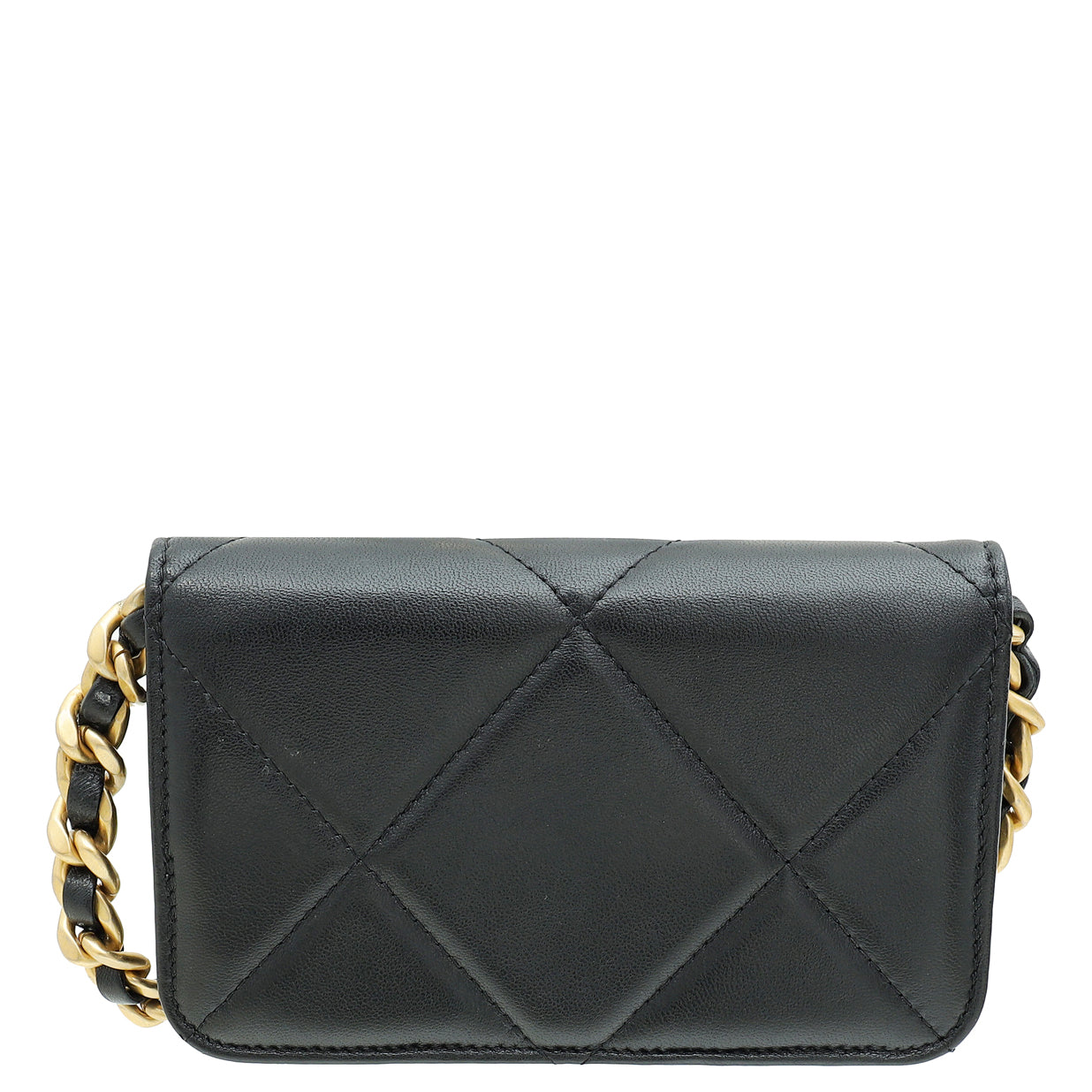 Chanel Black 19 Mini Wallet on Chain-Chanel-THE CLOSET