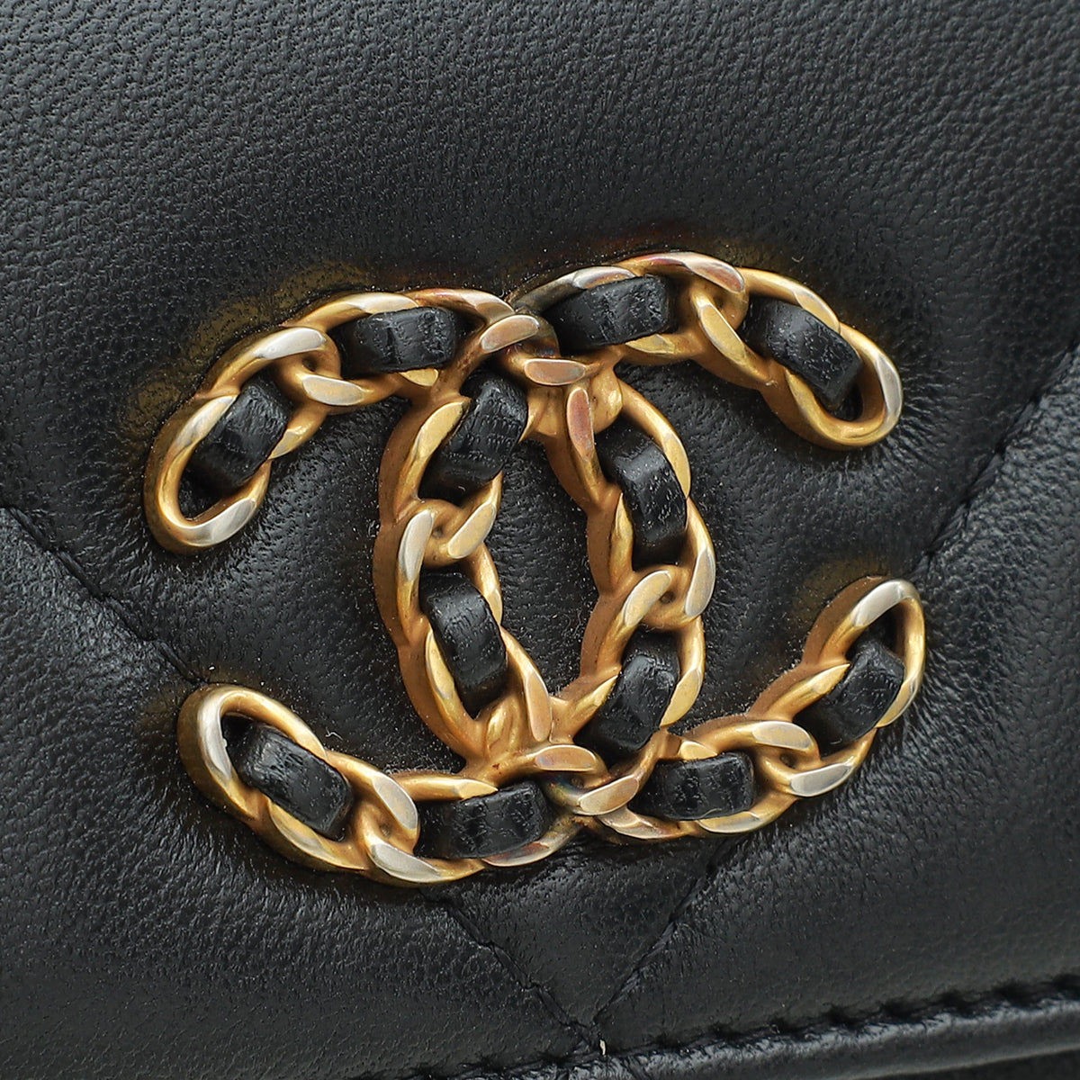 Chanel Black 19 Mini Wallet on Chain