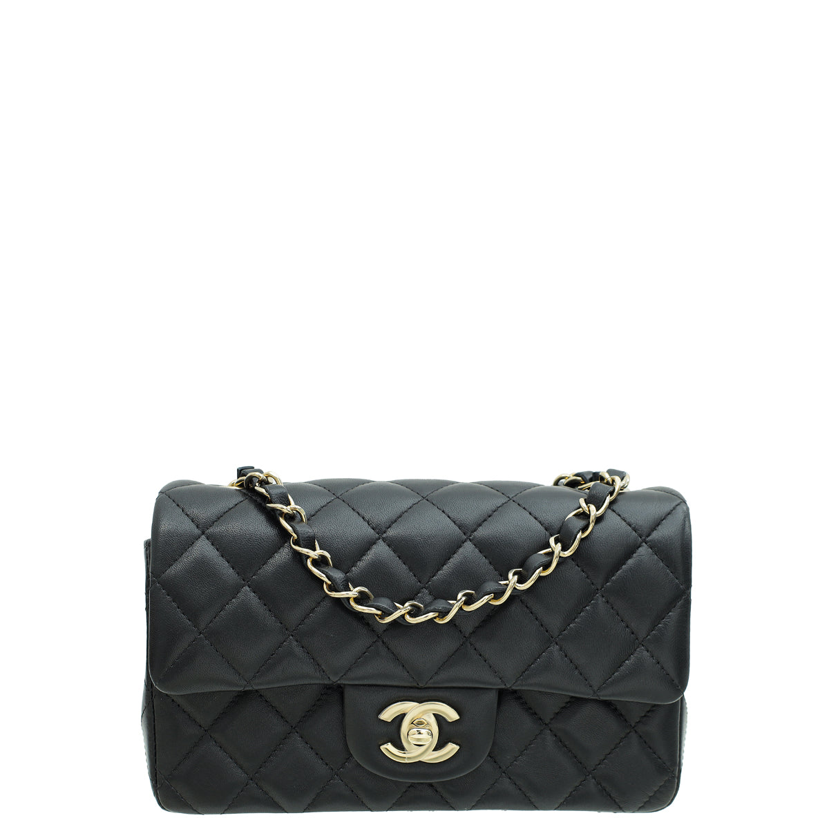 Chanel Black Mini Rectangular Classic Flap Bag