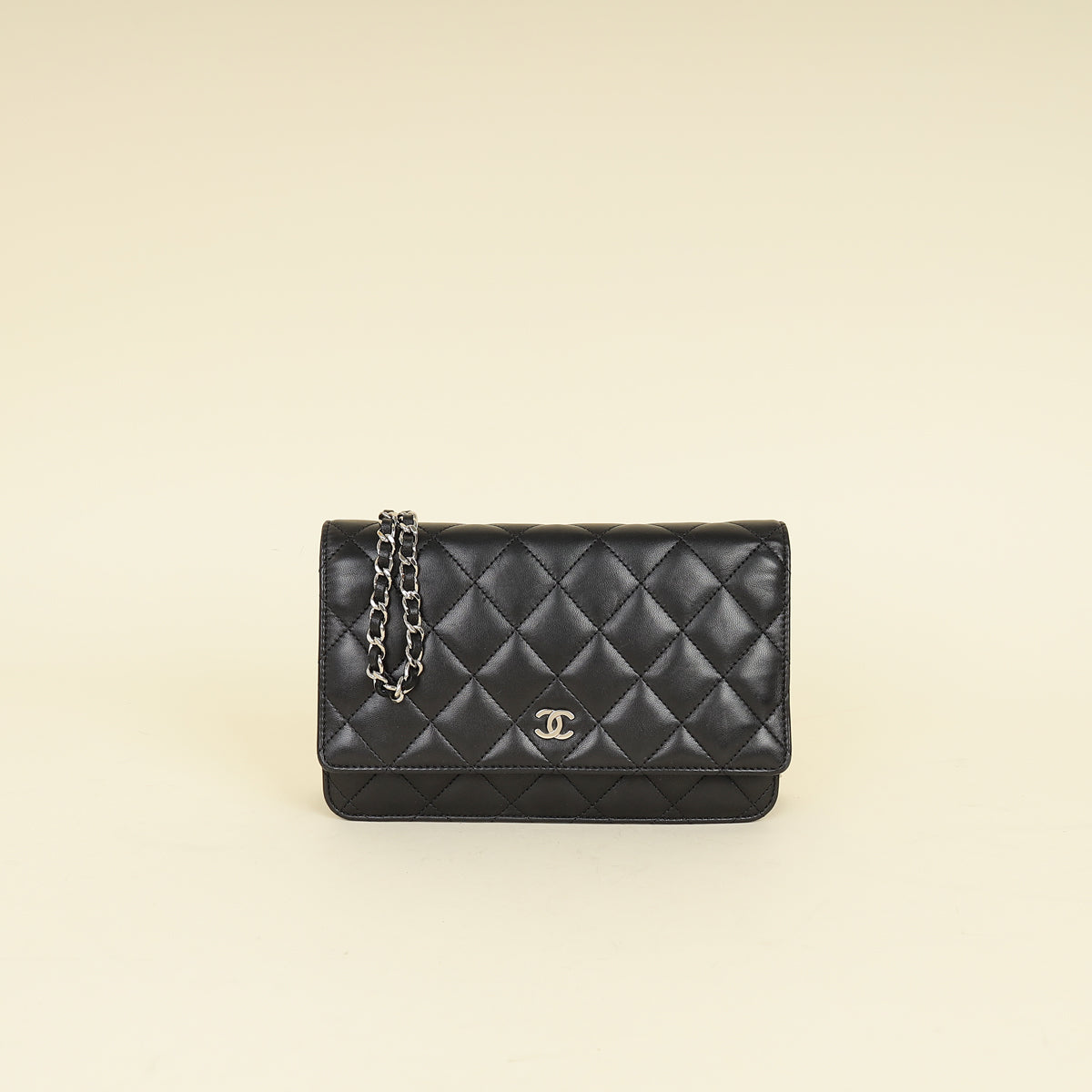 Chanel Black CC Classic Wallet On Chain-Chanel-THE CLOSET