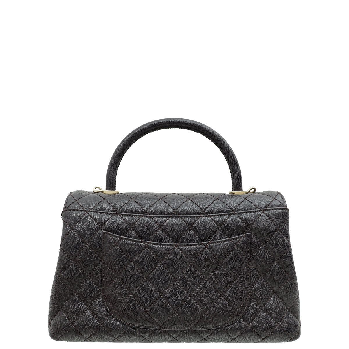 Chanel Dark Brown Coco Handle Large Bag-Chanel-THE CLOSET