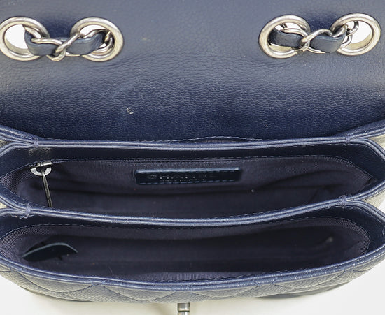 Chanel Navy Blue CC All About Flap Bag