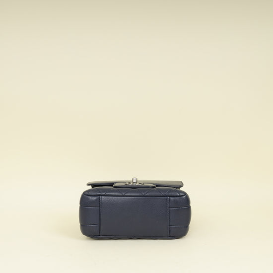Chanel Navy Blue CC All About Flap Bag
