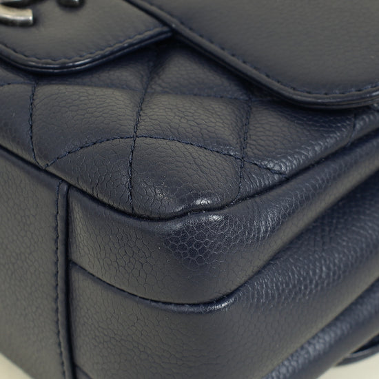 Chanel Navy Blue CC All About Flap Bag