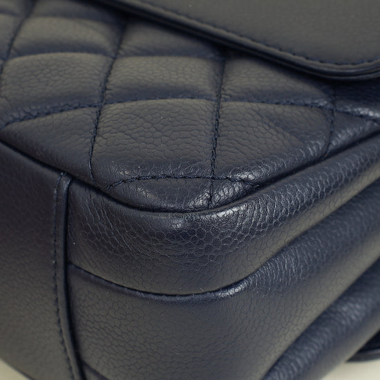 Chanel Navy Blue CC All About Flap Bag