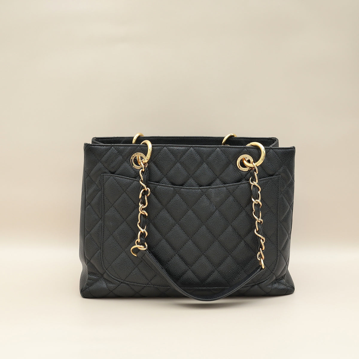 Chanel Black CC GST Medium Tote Bag-Chanel-THE CLOSET