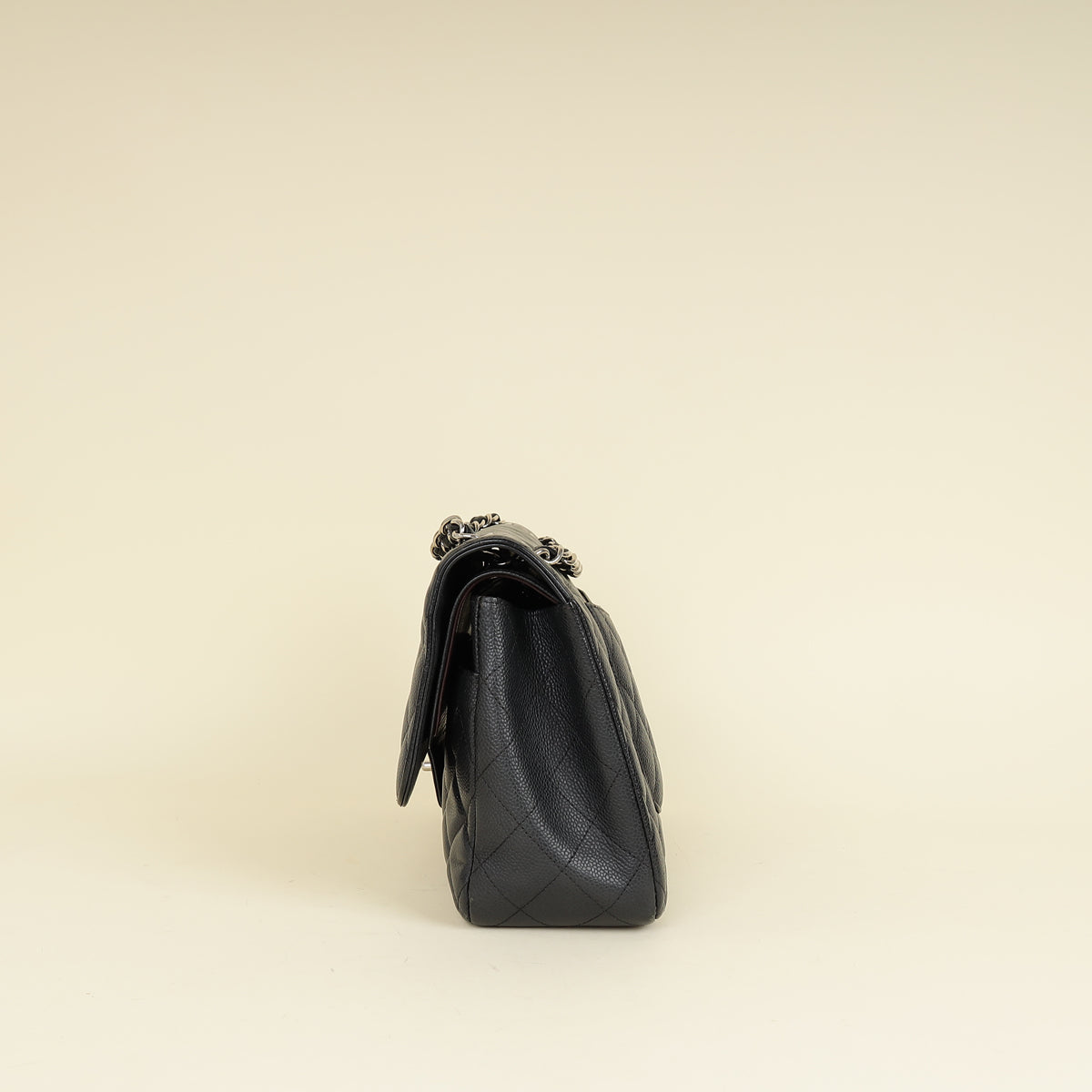 Chanel Black CC Classic Double Flap Jumbo Bag