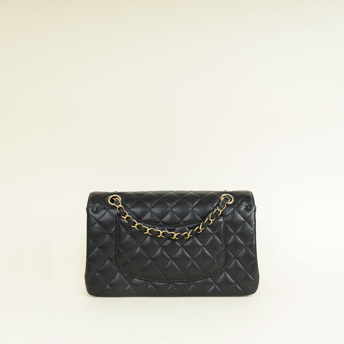 Chanel Black CC Classic 11.12 Double Flap Medium Bag