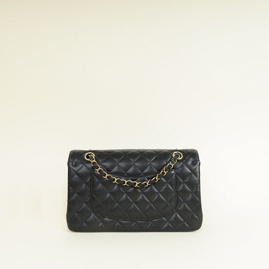 Chanel Black CC Classic 11.12 Double Flap Medium Bag