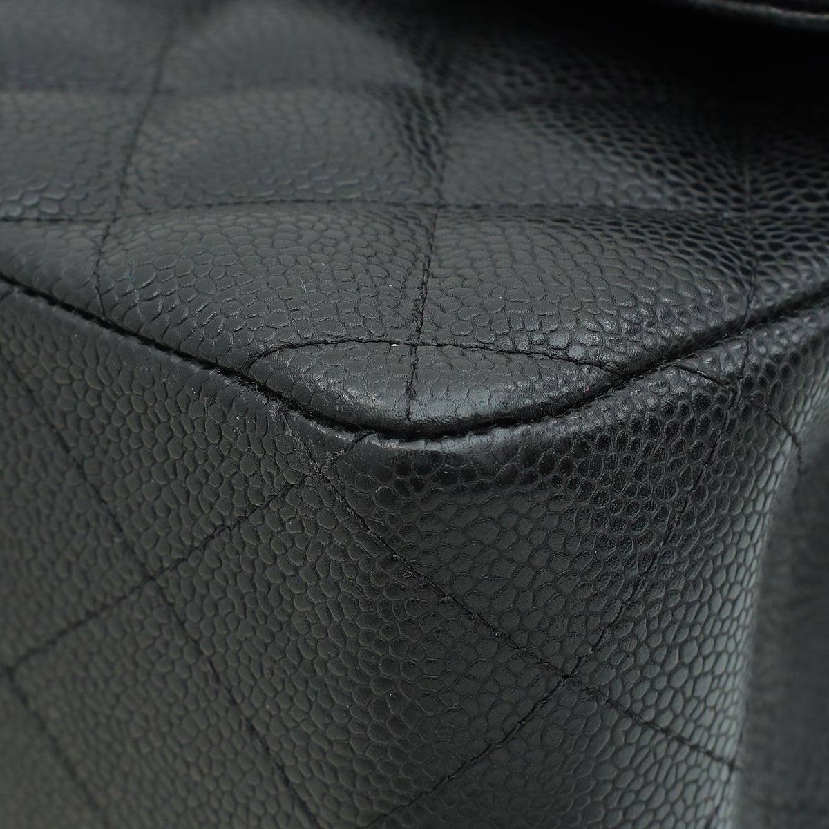 Chanel Black CC Classic Double Flap Jumbo Bag