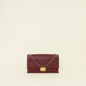 Chanel Burgundy Pagoda Accordion Flap Bag