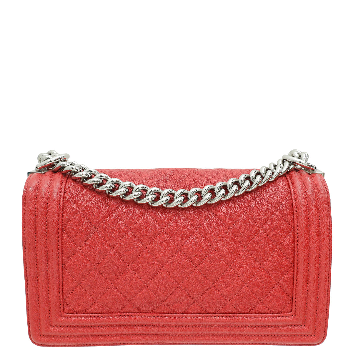 Chanel Red Le Boy Medium Bag-Chanel-THE CLOSET
