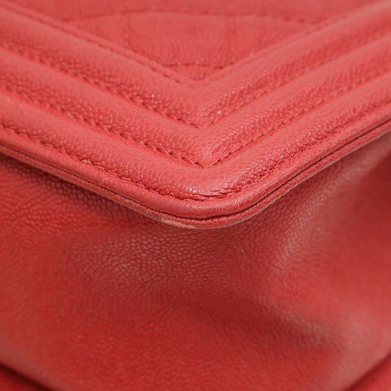 Load image into Gallery viewer, Chanel Red Le Boy Medium Bag
