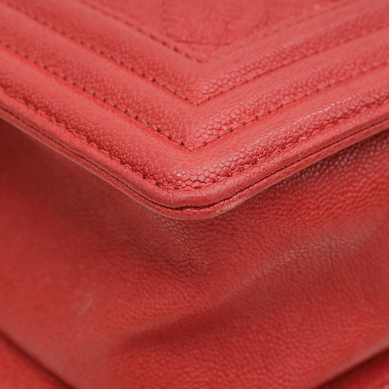 Load image into Gallery viewer, Chanel Red Le Boy Medium Bag
