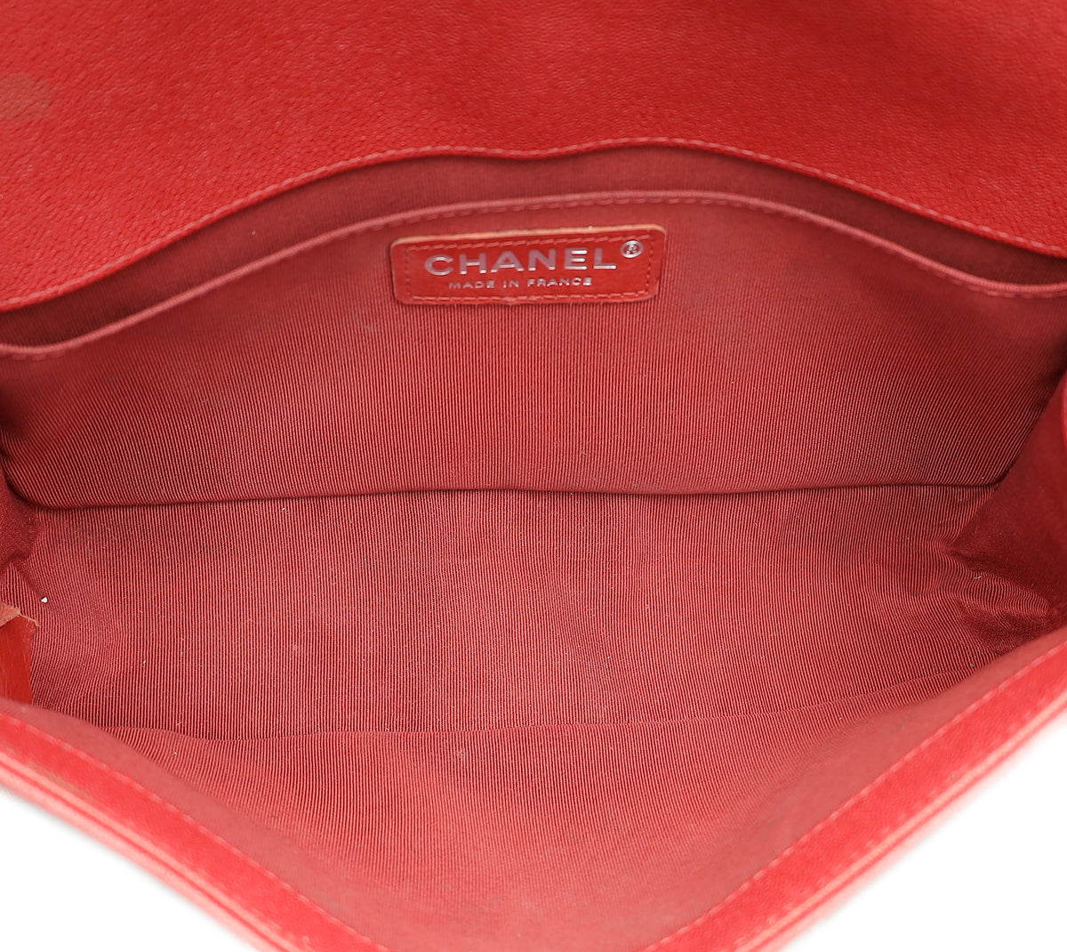 Chanel Red Le Boy Medium Bag