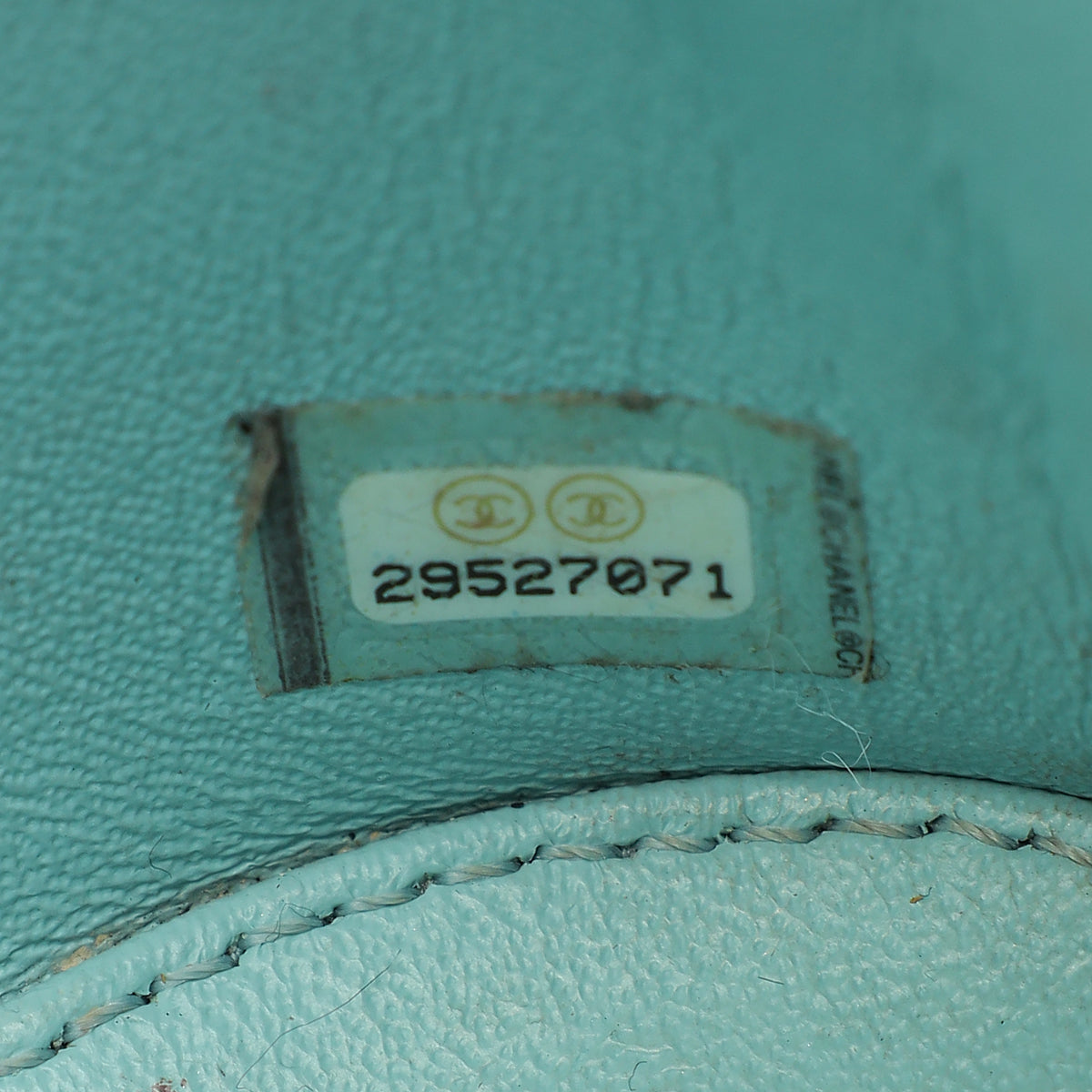 Chanel Mint Green CC Trendy Vanity Case