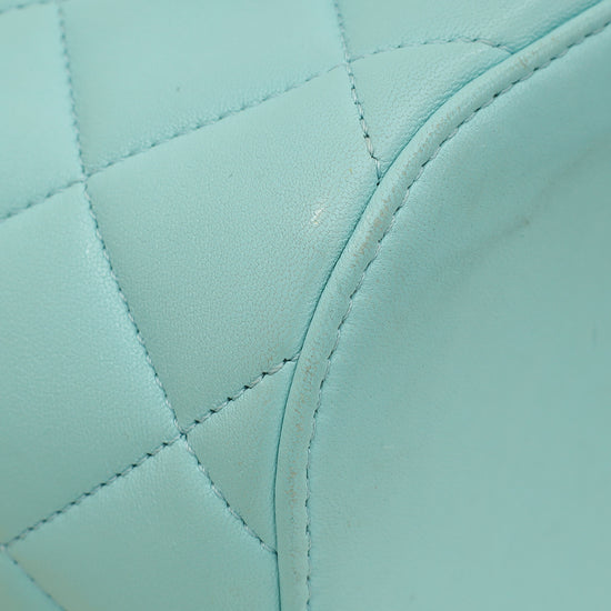 Load image into Gallery viewer, Chanel Mint Green CC Trendy Vanity Case
