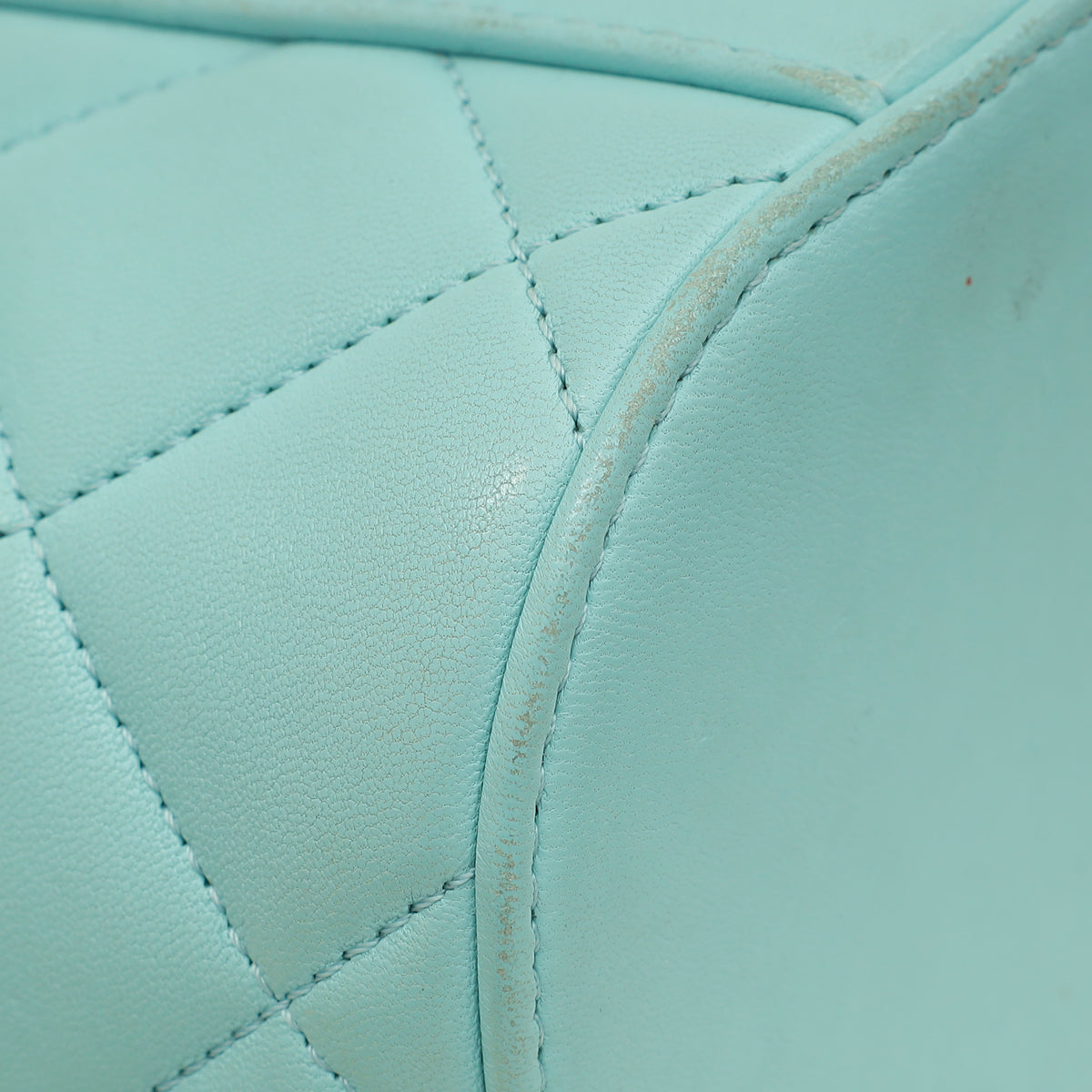 Chanel Mint Green CC Trendy Vanity Case