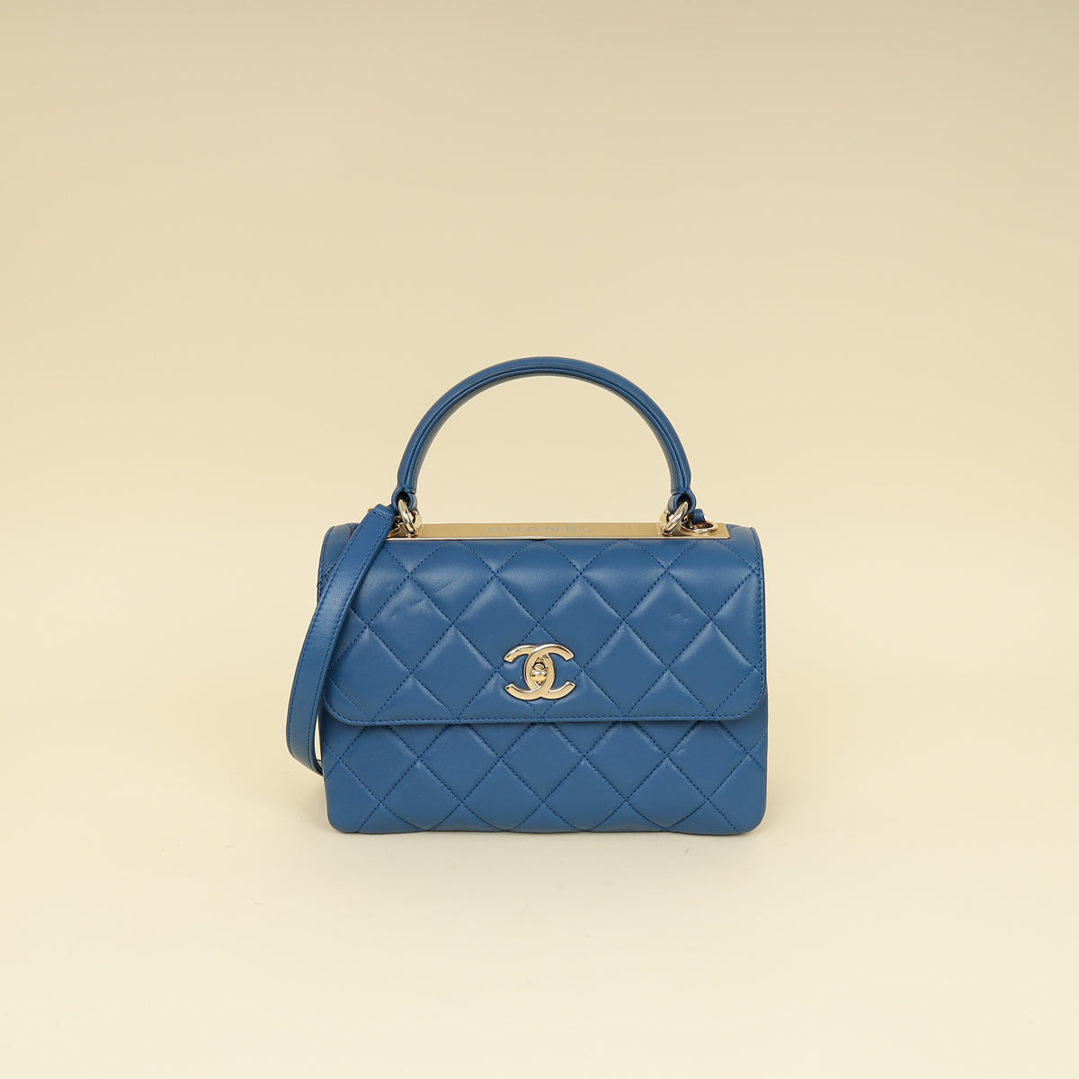 Chanel Blue Trendy Flap Bag-Chanel-THE CLOSET
