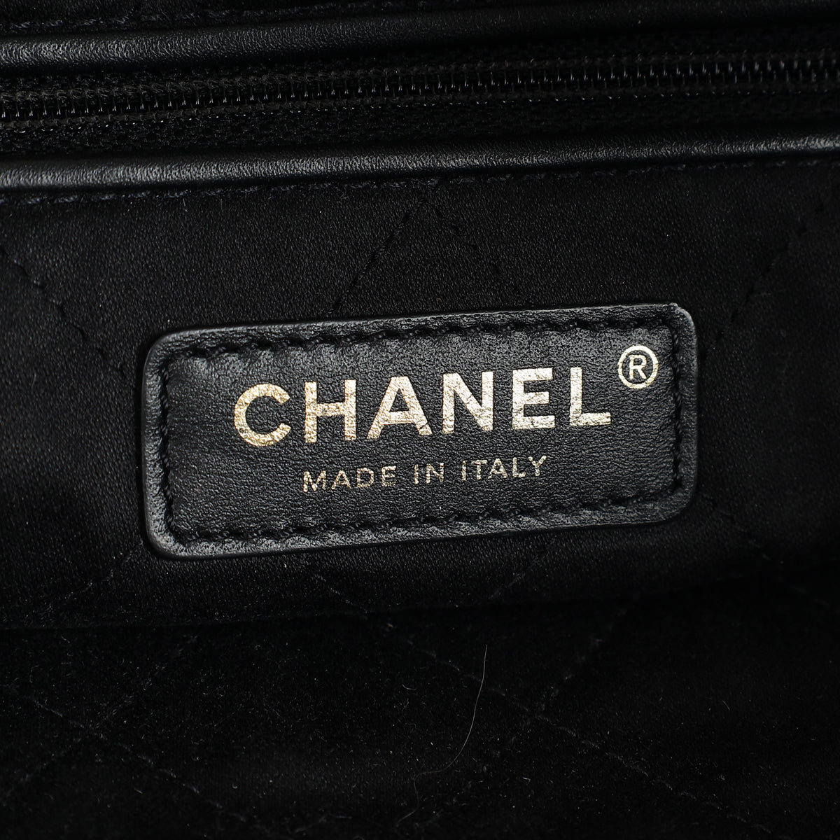 Chanel Black 22 Small Shiny Bag