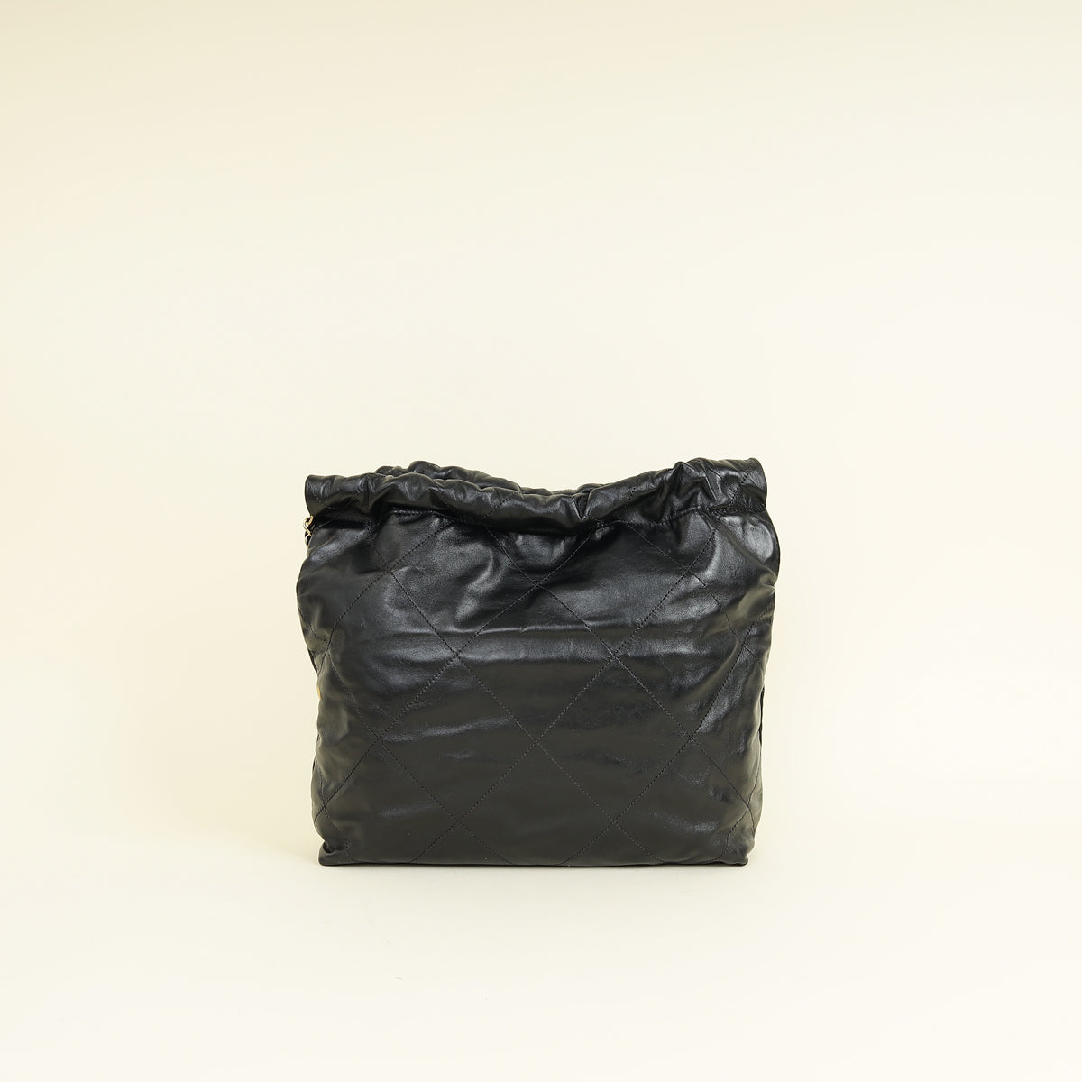 Chanel Black 22 Small Shiny Bag